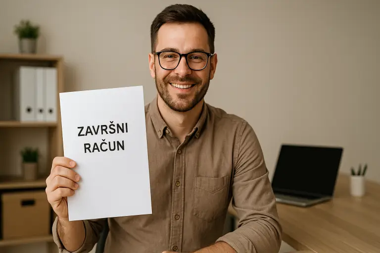 Preduzetnik predaje završni račun